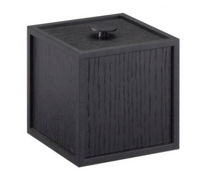 Frame 10 Aufbewahrungsbox Esche schwarz gebeizt by Lassen EINZELSTÜCK
